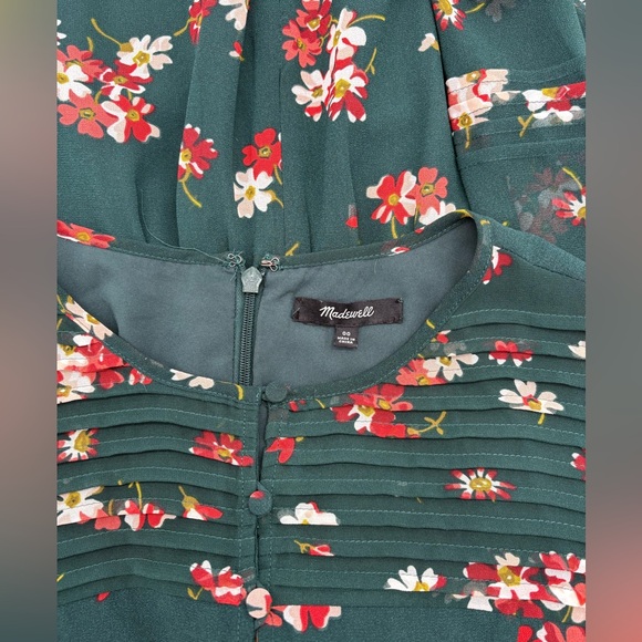 Madewell Green Floral Dress - Picture 8 of 10